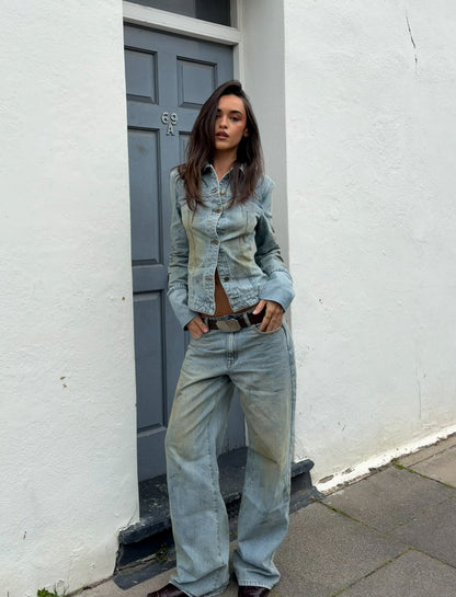 Lioness Fashion Best Seller The Bronx Denim Jacket - Stone Blue