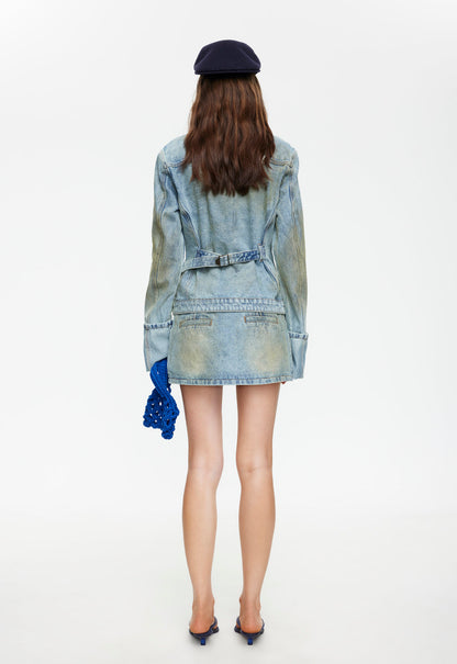 Lioness Fashion Best Seller The Bronx Denim Jacket - Stone Blue