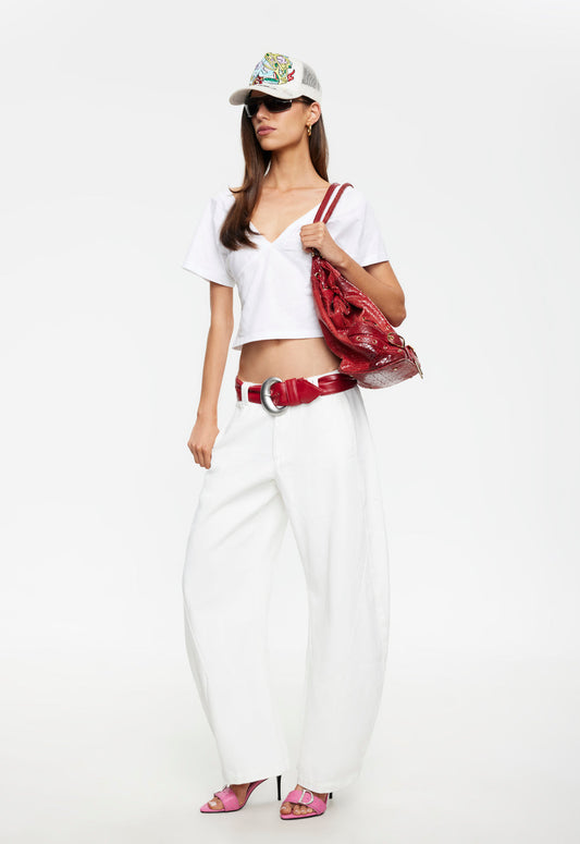 Lioness Fashion Trending Sideline Jean - Porcelain