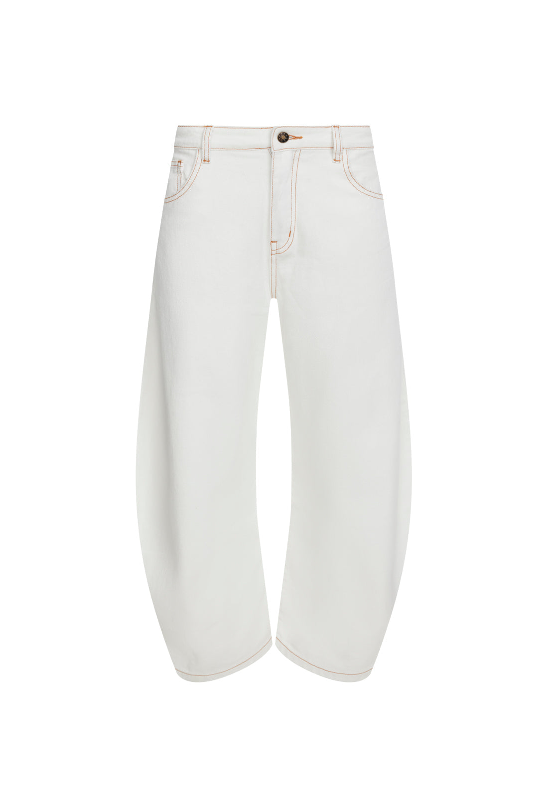 Lioness Fashion Deals Horseshoe Cropped Jean - Porcelain