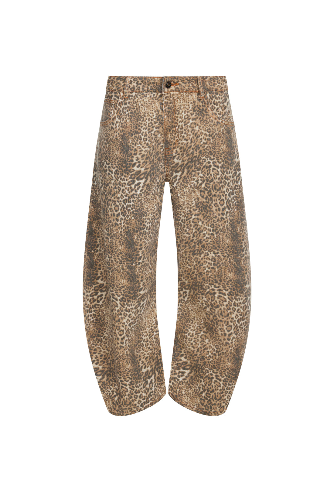 Lioness Fashion Deals Horseshoe Cropped Jean - Leopard