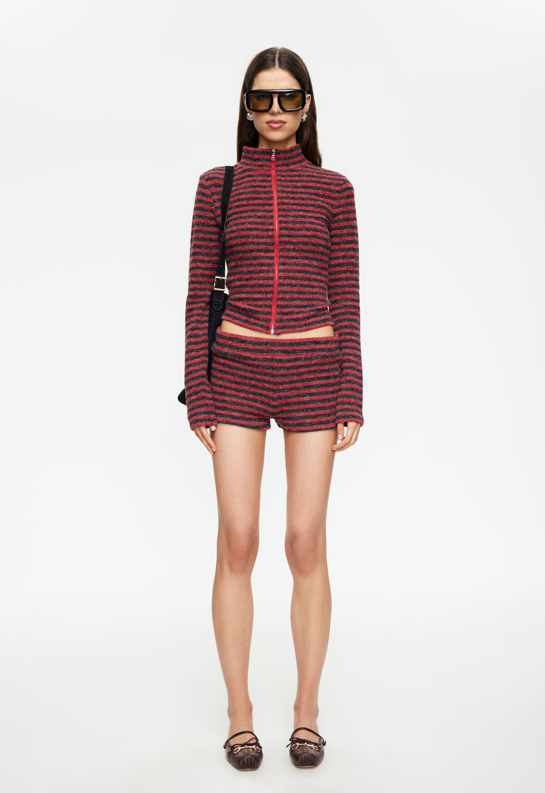 Lioness Fashion Trending APEX JACKET - CRIMSON STRIPE