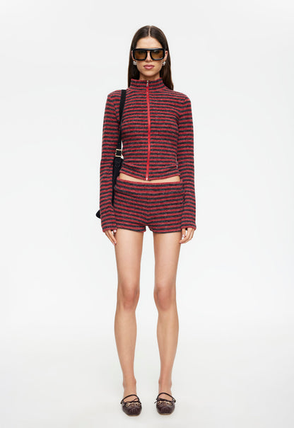Lioness Fashion Trending APEX JACKET - CRIMSON STRIPE