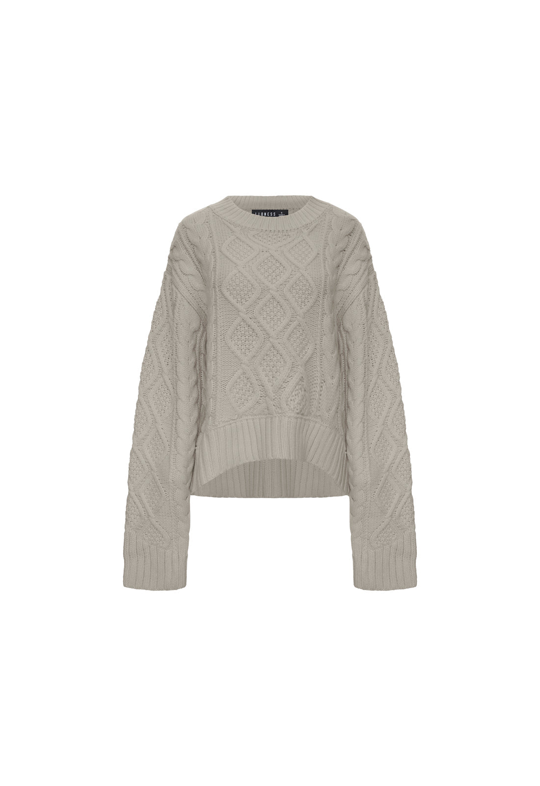 Lioness Fashion Sale LIAISON CABLE KNIT - ASH