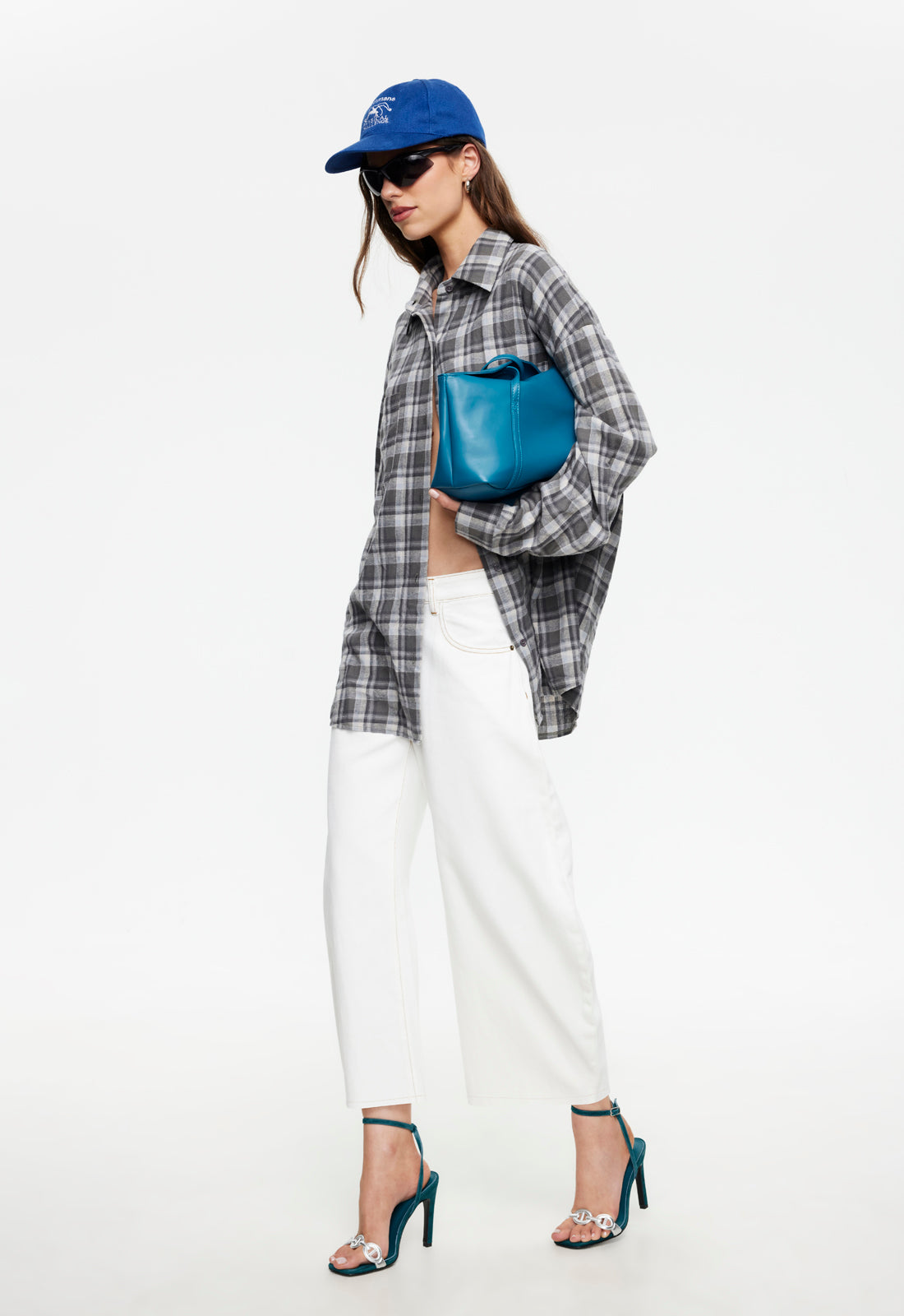 Lioness Fashion Value Clarity Shirt - Slate Plaid