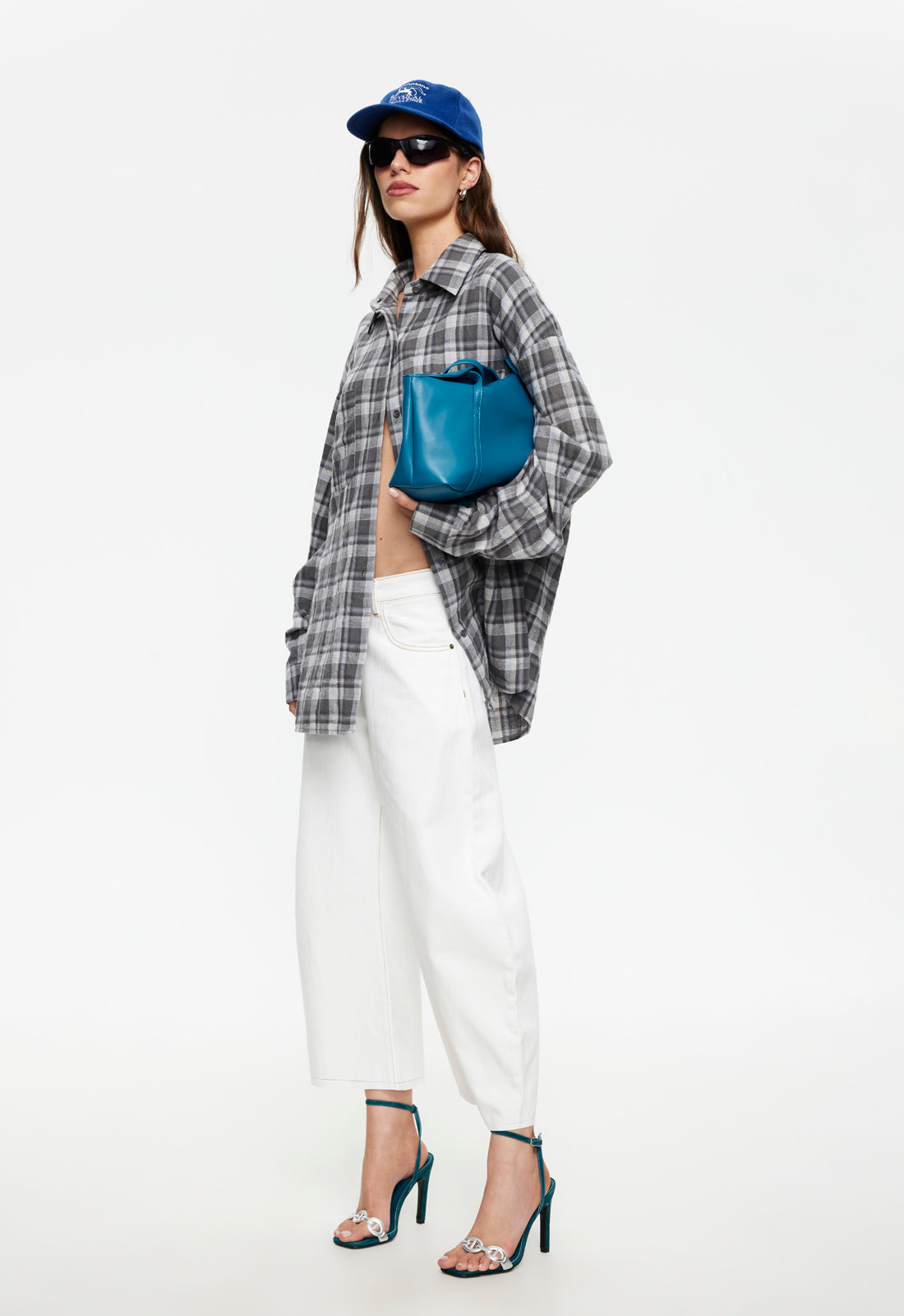 Lioness Fashion Value Clarity Shirt - Slate Plaid