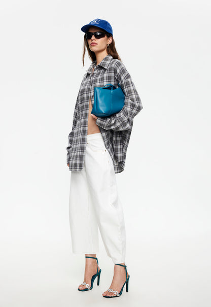 Lioness Fashion Value Clarity Shirt - Slate Plaid