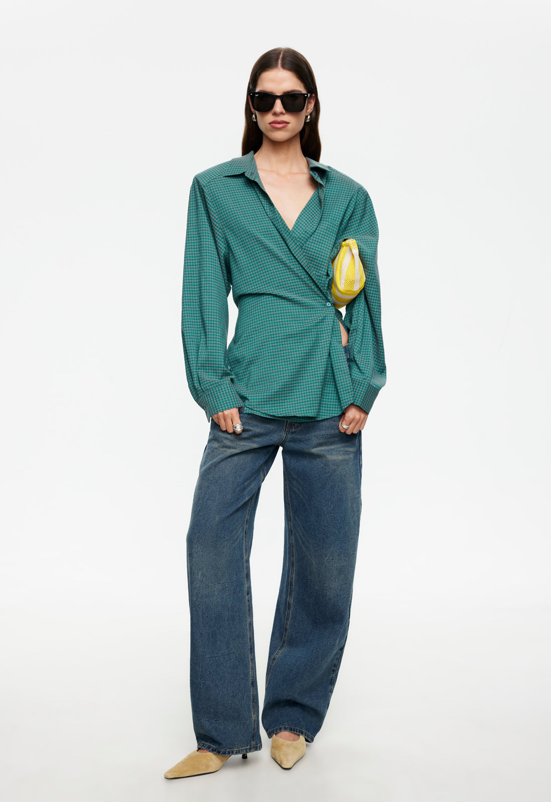 Lioness Fashion Premium Notting Hill Shirt - Forest Plaid