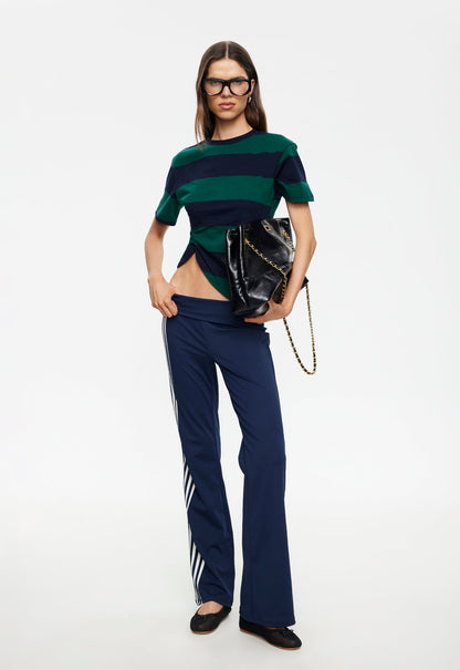 Lioness Fashion Value In Transit Tee - Forest Stripe