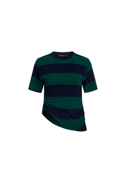 Lioness Fashion Value In Transit Tee - Forest Stripe