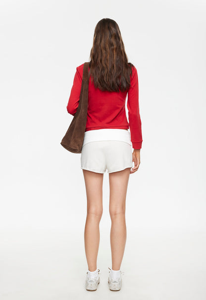 Lioness Fashion Best Seller Mile High Long Sleeve - Crimson