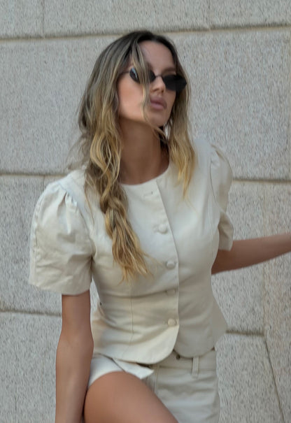 Lioness Fashion Quality Femme Blouse - Beige