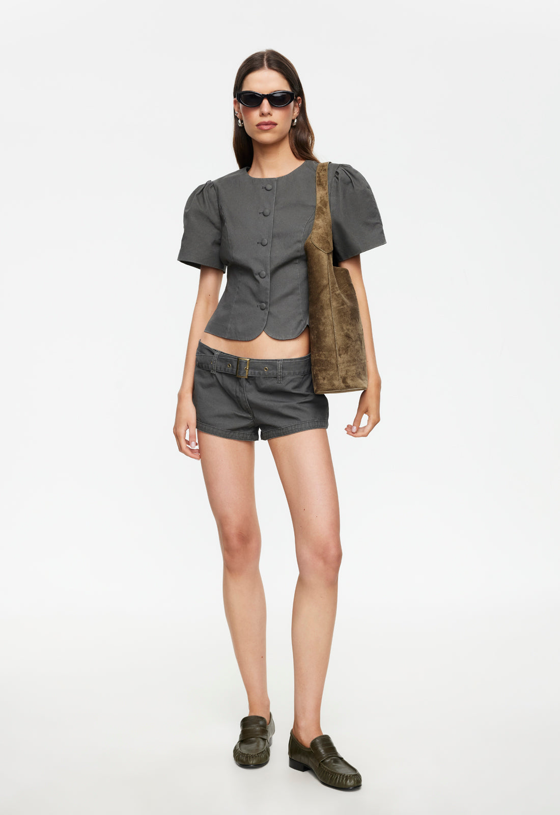 Lioness Fashion Essential Femme Blouse - Moss