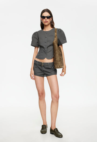 Lioness Fashion Essential Femme Blouse - Moss