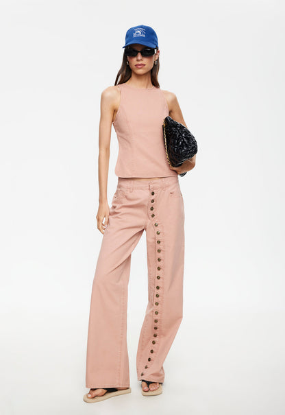 Lioness Fashion Essential Penny Pant - Rose