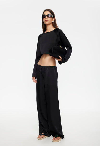 Lioness Fashion Hot Sale Gloss Long Sleeve - Noir
