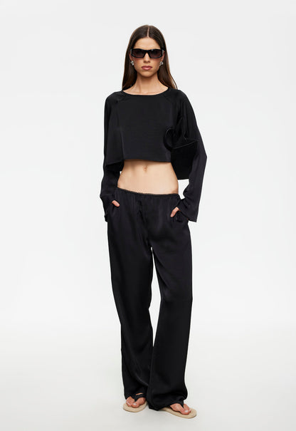 Lioness Fashion Hot Sale Gloss Long Sleeve - Noir
