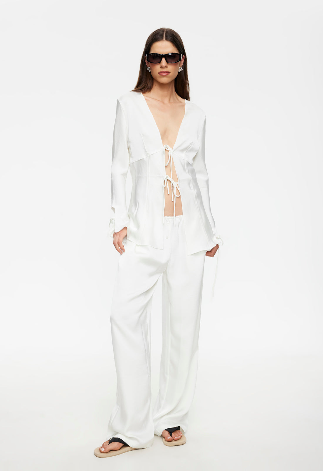 Lioness Fashion Recommended In Bloom Pant - Porcelain