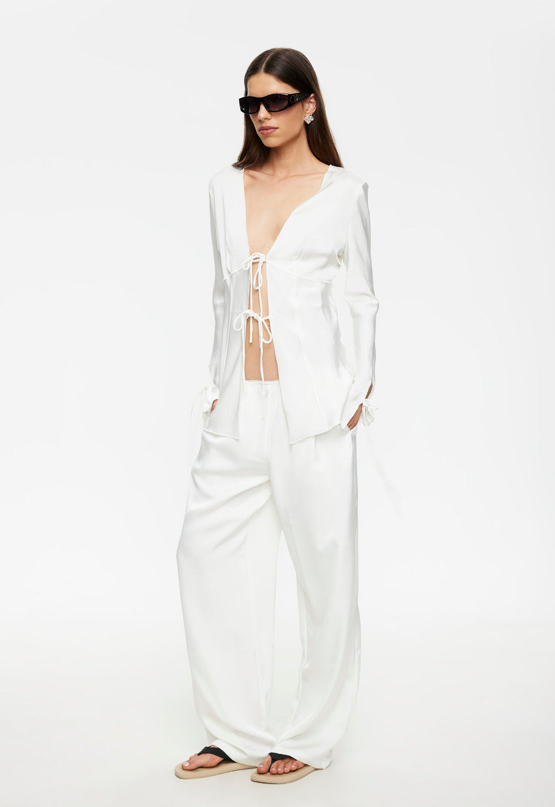 Lioness Fashion Recommended In Bloom Pant - Porcelain