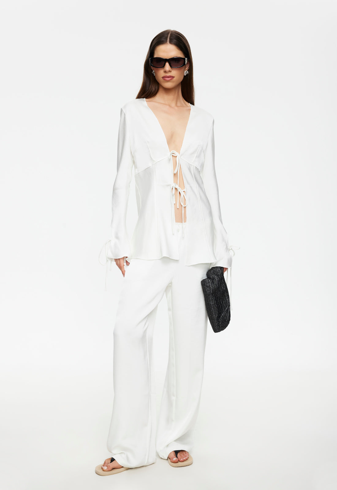 Lioness Fashion Recommended In Bloom Pant - Porcelain