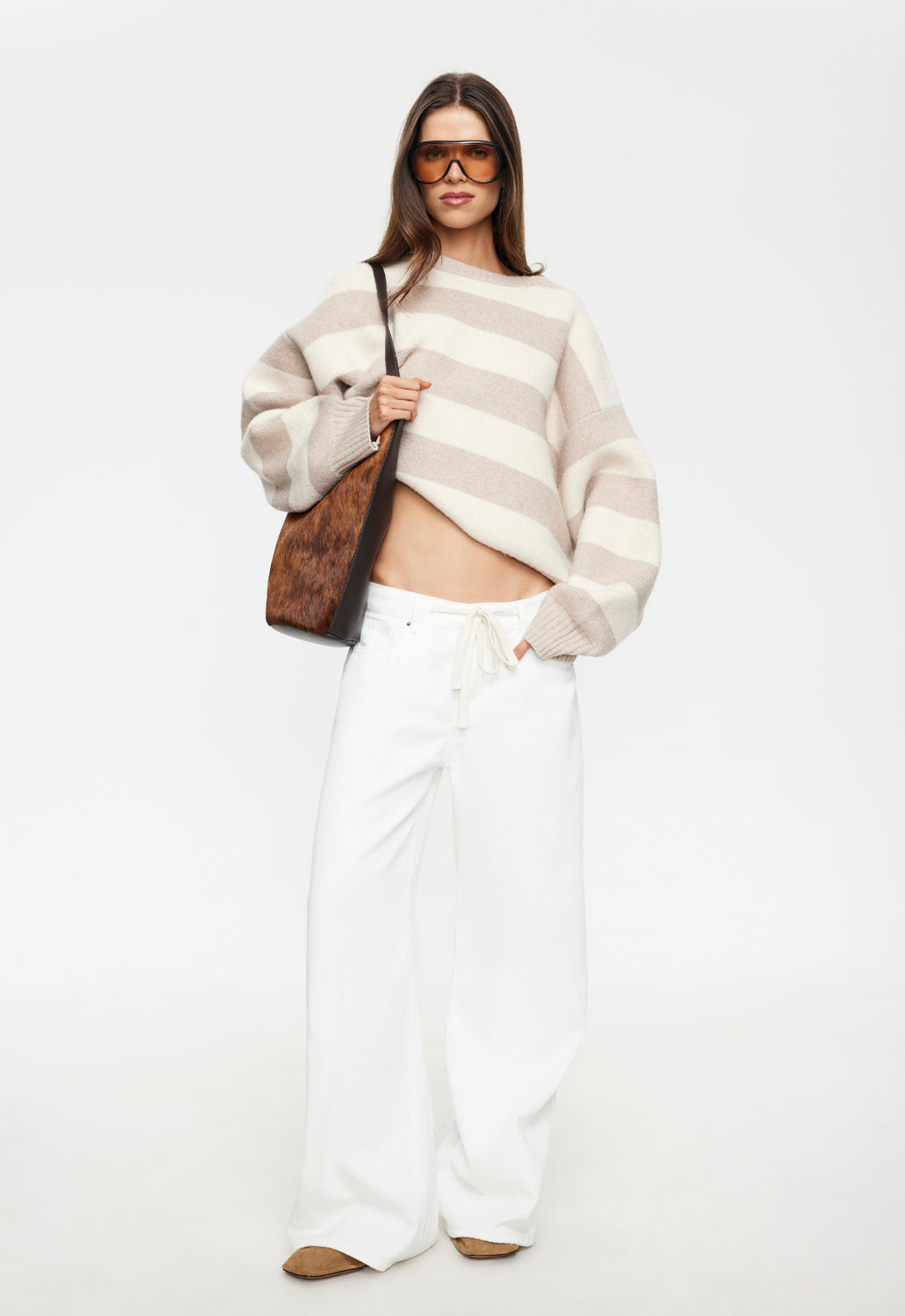 Lioness Fashion Discount Dolce Knit - Sand Stripe