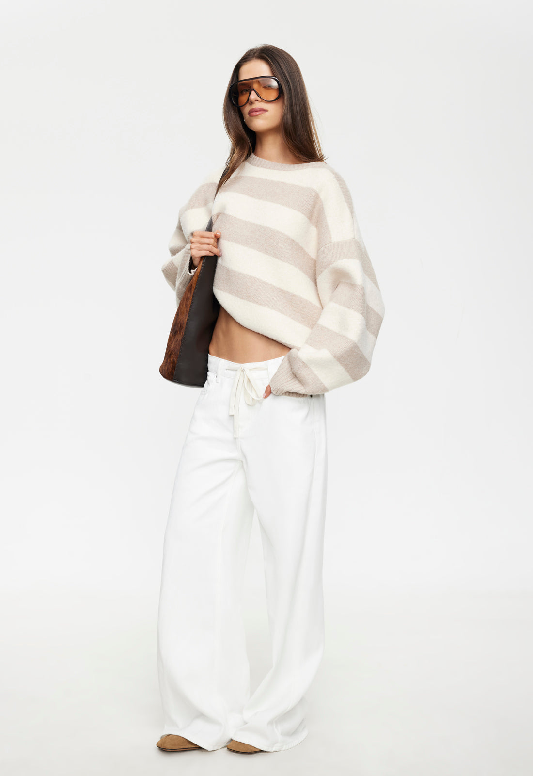 Lioness Fashion Discount Dolce Knit - Sand Stripe