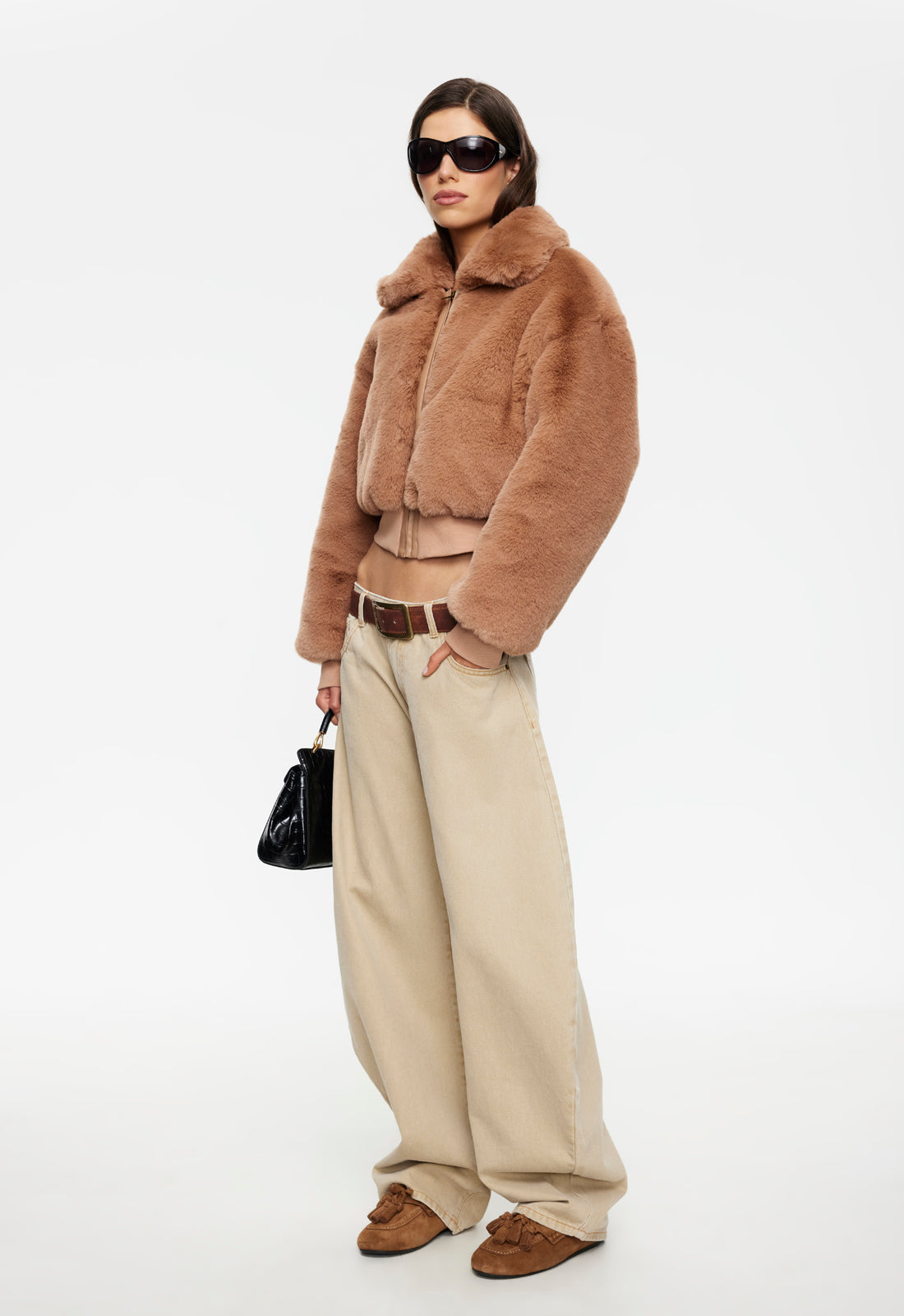 Lioness Fashion Exclusive Drita Faux Fur - Camel