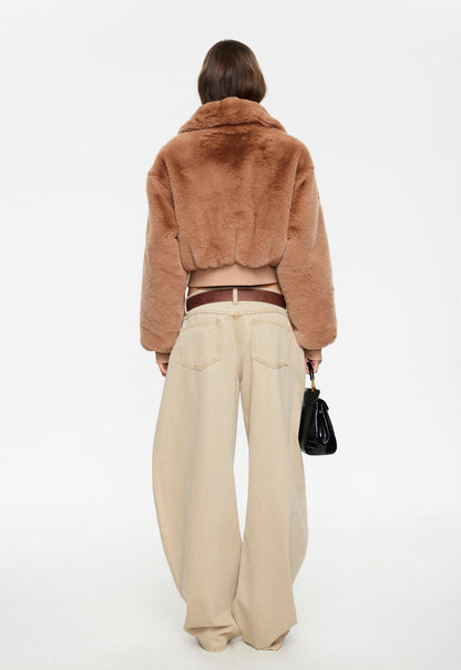 Lioness Fashion Exclusive Drita Faux Fur - Camel