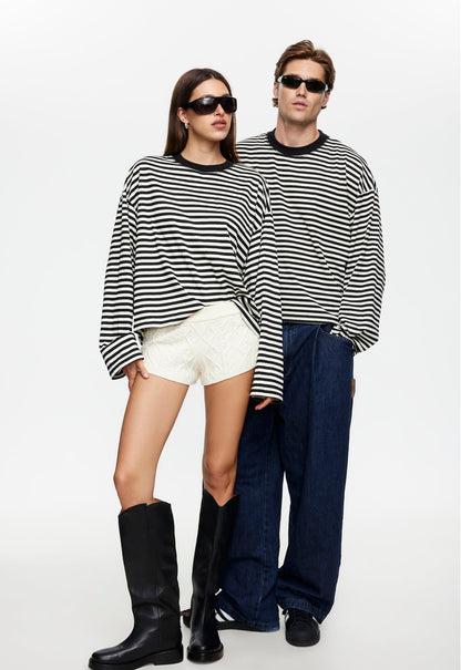 Lioness Fashion Everyday Bloom Long Sleeve - Onyx Stripe