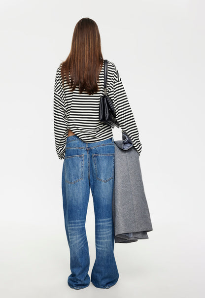 Lioness Fashion Everyday Bloom Long Sleeve - Onyx Stripe