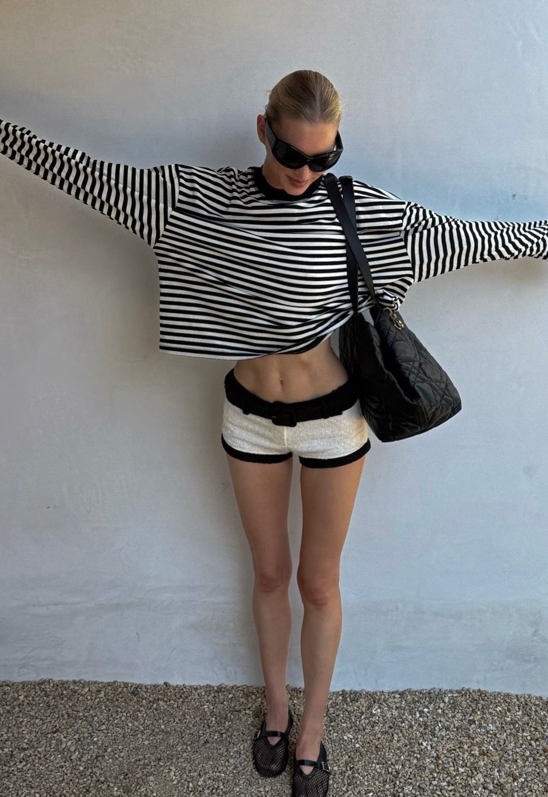 Lioness Fashion Everyday Bloom Long Sleeve - Onyx Stripe