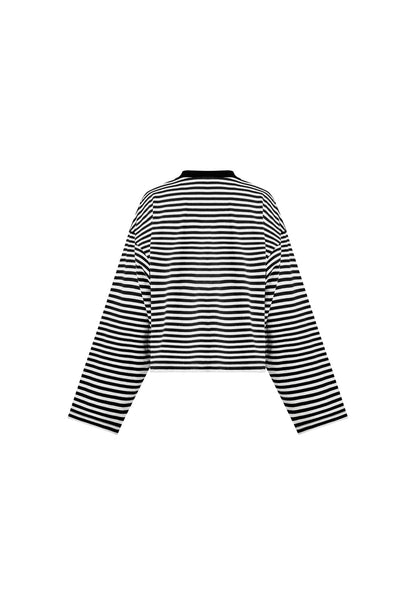 Lioness Fashion Everyday Bloom Long Sleeve - Onyx Stripe