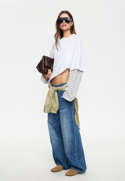 Lioness Fashion Hot Sale Bottega Shirt - Ash Stripe