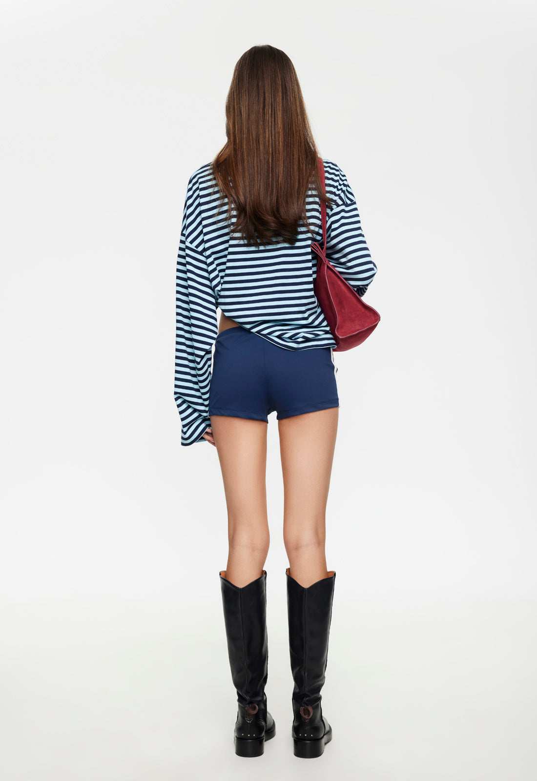 Lioness Fashion Everyday BLOOM LONG SLEEVE - NAVY SEA STRIPE