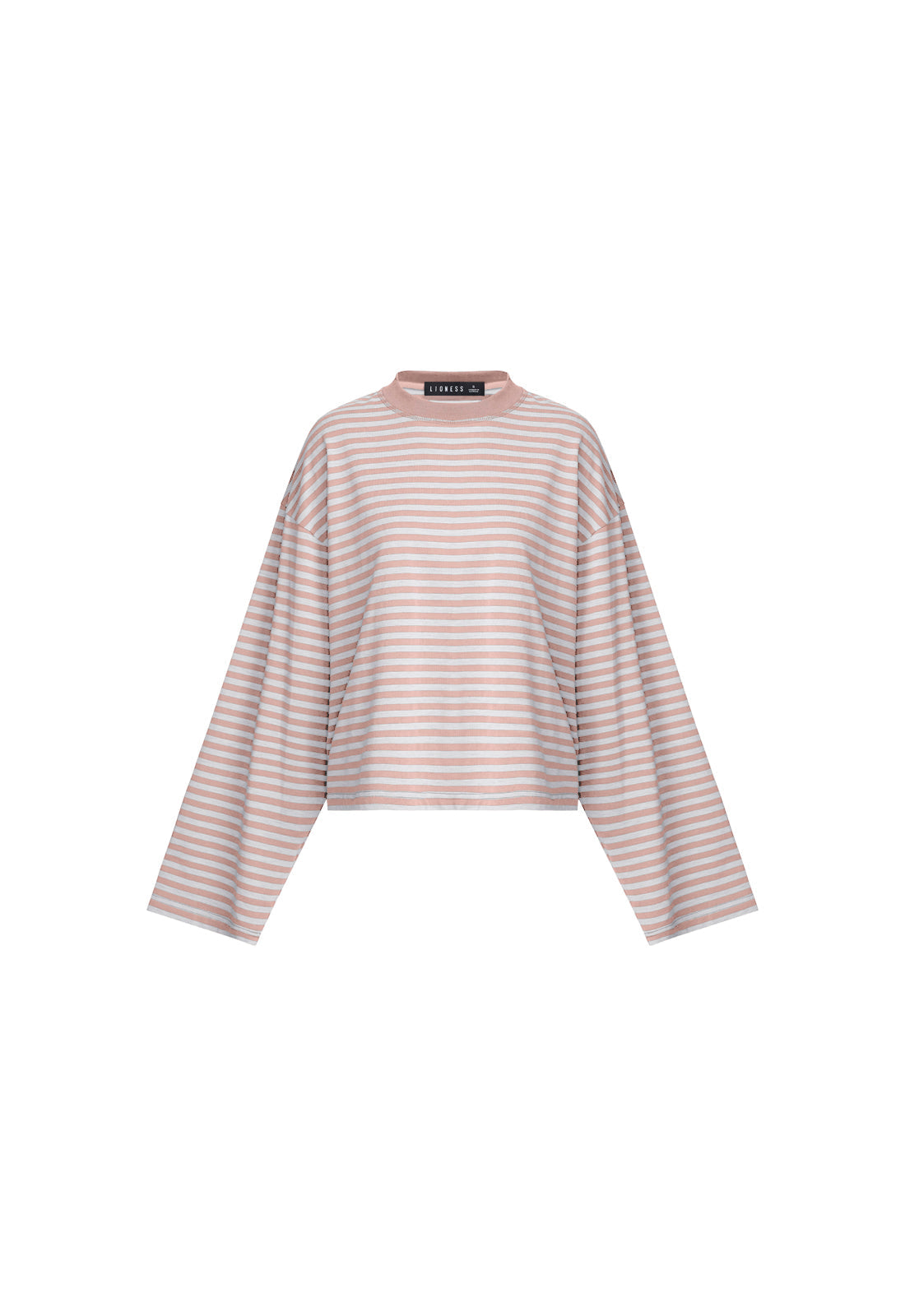 Lioness Fashion Quality Bloom Long Sleeve - Muted Pastels Stripe