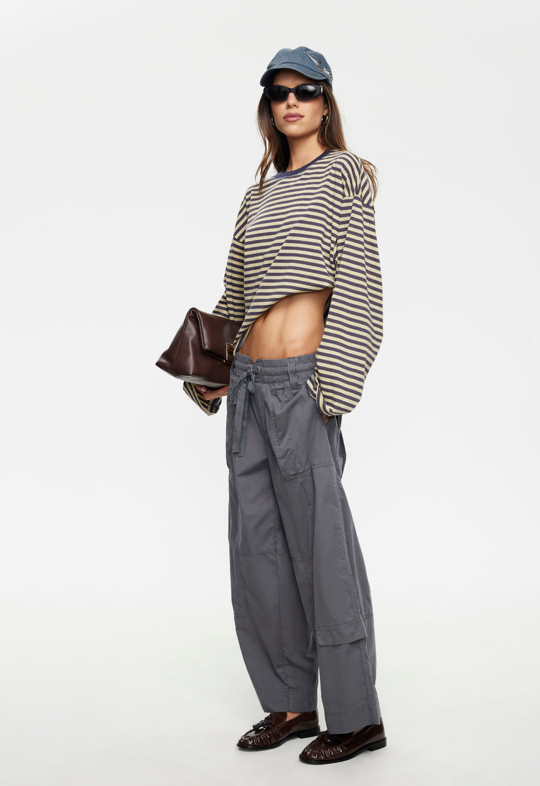 Lioness Fashion Essential Bloom Long Sleeve - Beige Stripe