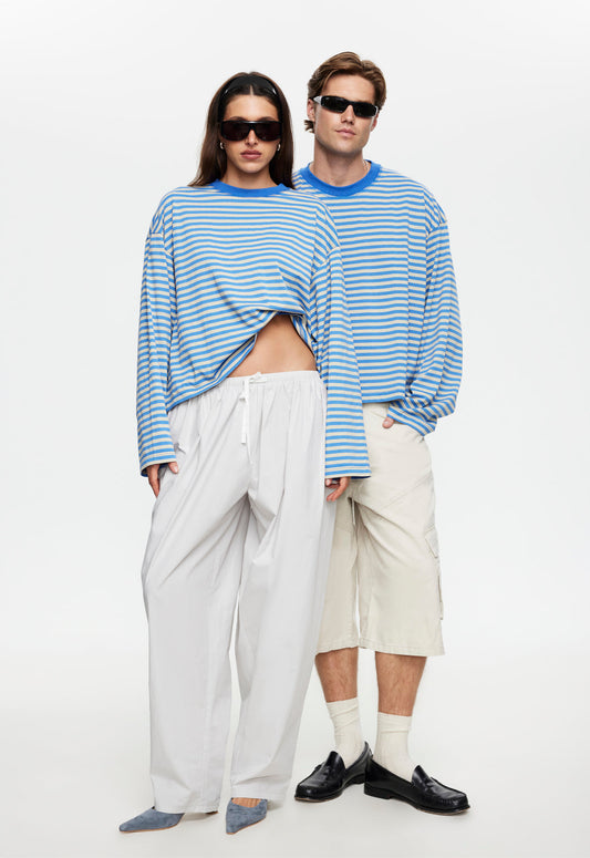 Lioness Fashion Trending Bloom Long Sleeve - Mickey Blue Stripe