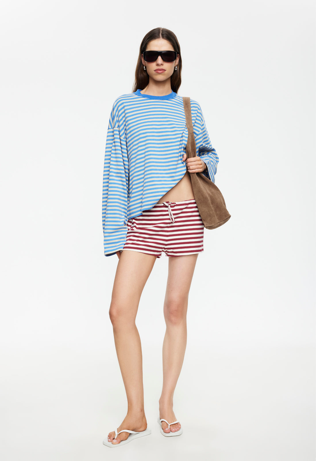 Lioness Fashion Trending Bloom Long Sleeve - Mickey Blue Stripe