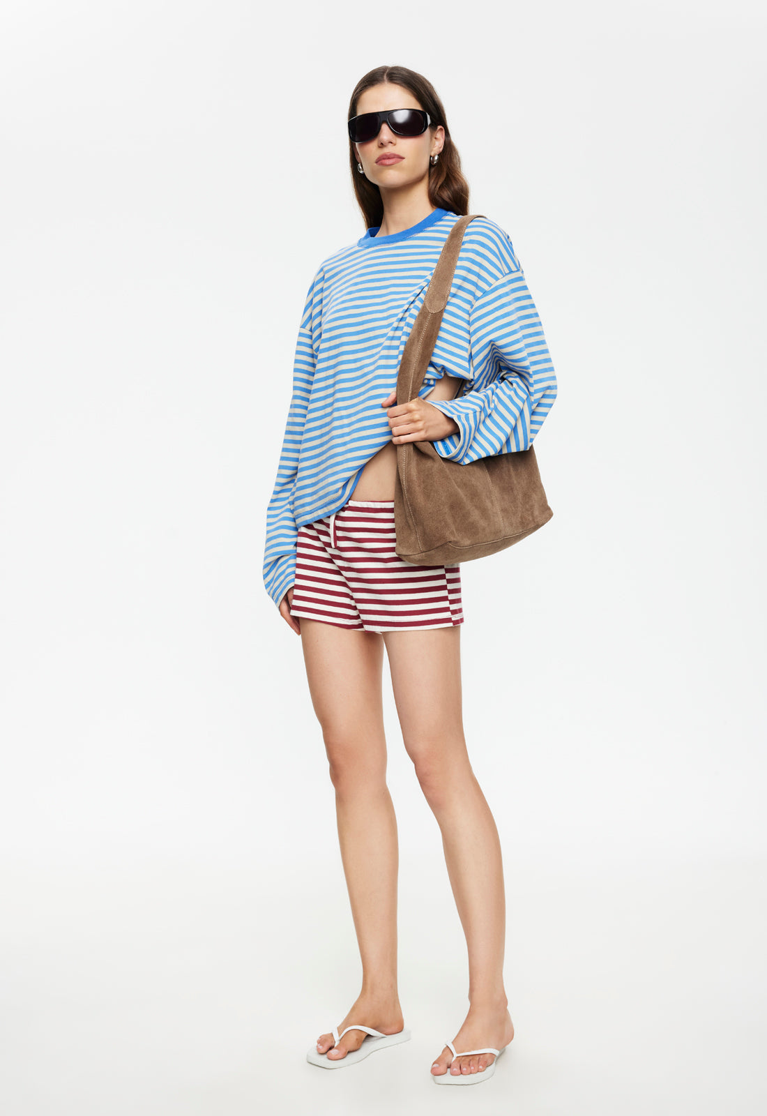 Lioness Fashion Trending Bloom Long Sleeve - Mickey Blue Stripe