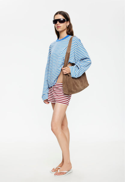 Lioness Fashion Trending Bloom Long Sleeve - Mickey Blue Stripe