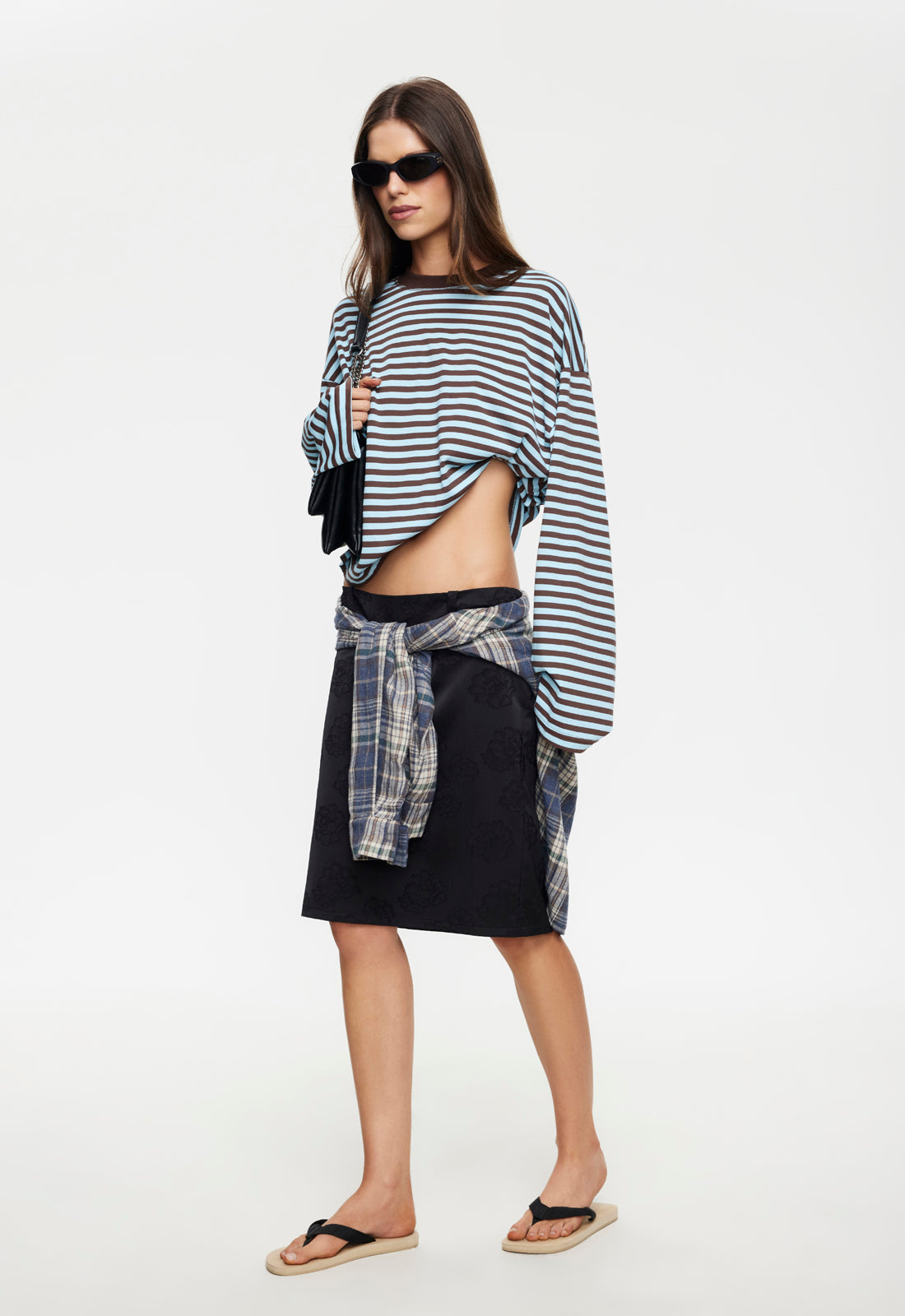 Lioness Fashion Premium Bloom Long Sleeve - Chocolate Sea Stripe