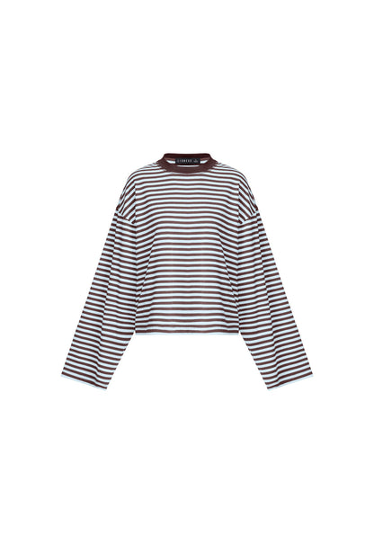 Lioness Fashion Premium Bloom Long Sleeve - Chocolate Sea Stripe