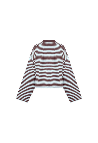 Lioness Fashion Premium Bloom Long Sleeve - Chocolate Sea Stripe