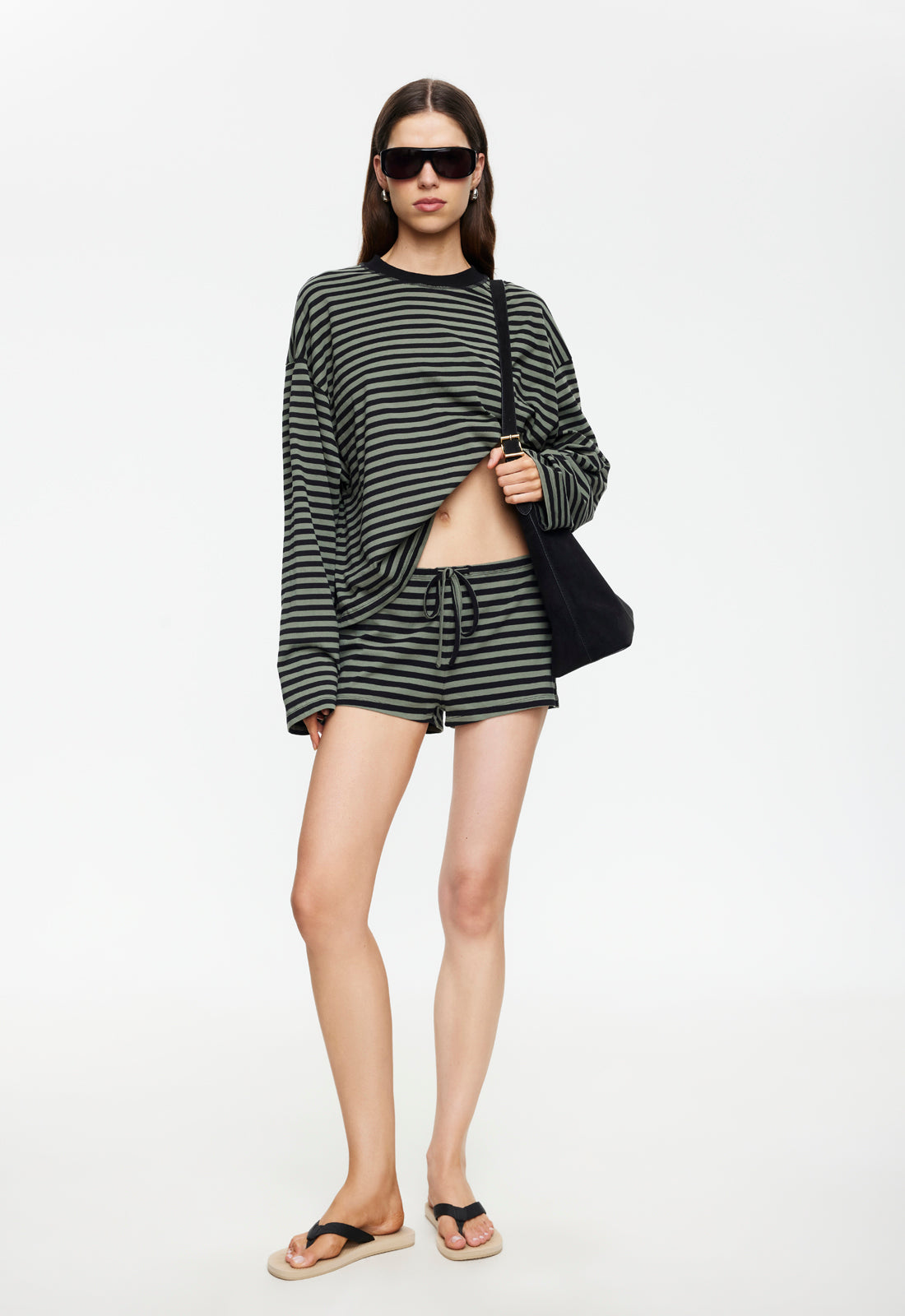 Lioness Fashion Everyday Bloom Long Sleeve - Forest Stripe