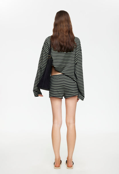 Lioness Fashion Everyday Bloom Long Sleeve - Forest Stripe