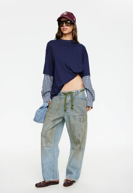 Lioness Fashion Exclusive BOTTEGA SHIRT - NAVY