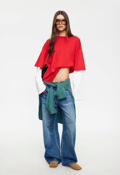 Lioness Fashion Quality BOTTEGA SHIRT - CRIMSON