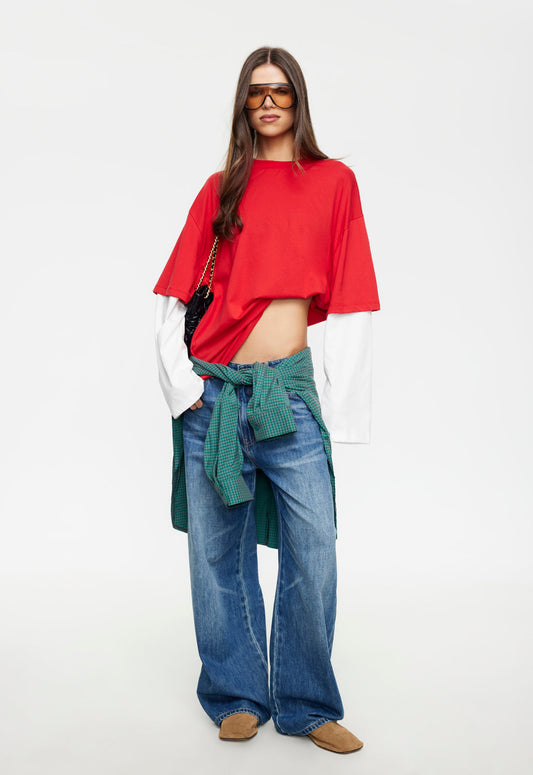 Lioness Fashion Quality BOTTEGA SHIRT - CRIMSON