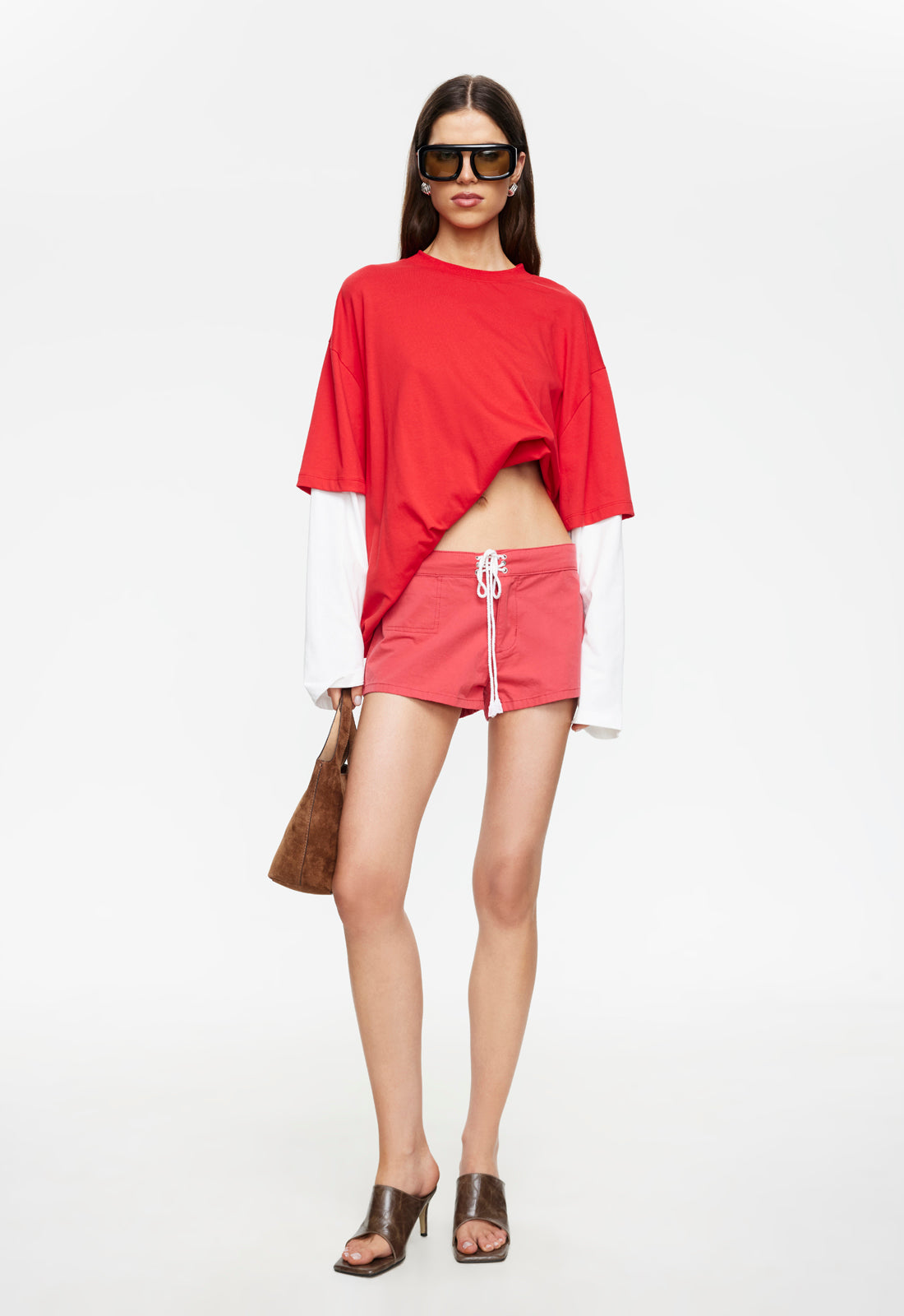 Lioness Fashion Smart Buy SUNDOWN SHORT - CRIMSON