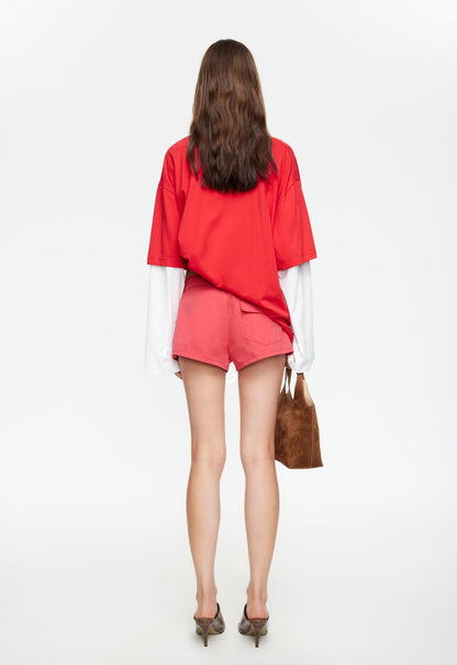 Lioness Fashion Smart Buy SUNDOWN SHORT - CRIMSON